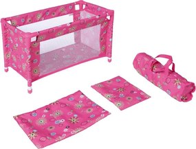 Pat pentru păpuși roz