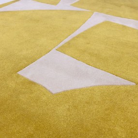 Covor galben ocru handmade din fibre reciclate 160x230 cm Romy – Asiatic Carpets