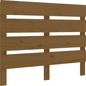 vidaXL Tăblie de pat, maro miere, 100x3x80 cm, lemn masiv de pin