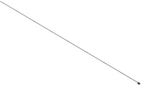 Sistem modern de iluminat pe șine negru monofazat 800 cm cu sursă de alimentare rotundă - Magnetic