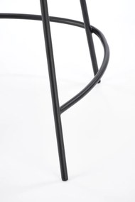Scaun de bar tapitat H118 bej