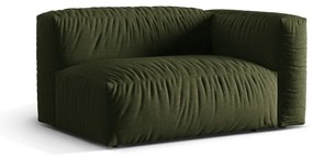 Modul pentru canapea modulară verde (cu colț pe partea dreaptă) Martina – Micadoni Home