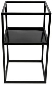 Suport pentru flori 40x24 cm, negru