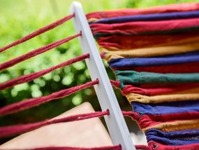 Hamac colorat cu perna HAMAK pentru 2 persoane 190x150 cm