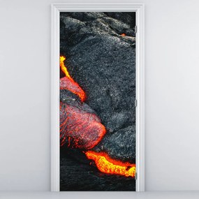 Fototapet pentru ușă - Lavă (95x205cm)