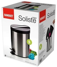 Coș Banquet Soliste New, din inox, 5 l