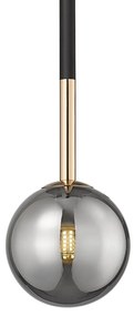Pendul, Lustra suspendata moderna Arcturus negru/ auriu