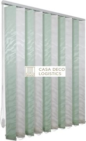 Jaluzele verticale BEATA 9601/9619 alb/verde deschis