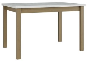 Masă sufragerie extensibilă Deasal 80 x 120 150 I (Alb + Stejar sonoma) (pentru 2-6 persoane). 1105363