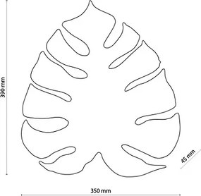 Aplica de perete MONSTERA 3xG9/8W/230V aurie