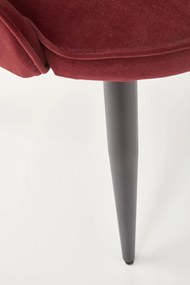 Scaun K366 velvet bordo