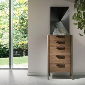 Dulapior cu 5 sertare design elegant Glayds AC-CP1806-A