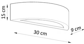 Aplică Sollux SL.1459 ATENA 1xE27/15W/230V alb