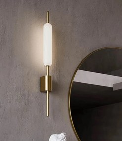 Aplica de perete LED design LUX, fabricata manual TYPHA