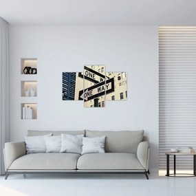 Tablou - New York ONE WAY (90x60 cm)