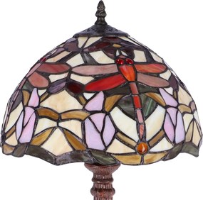 Lampa de masa Tiffany Libelula h 45 cm ,abajur 30 cm