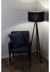 Lampă de podea STANDART 1xE27/60W/230V albastru/wenge