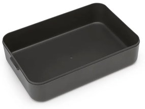 Cutie pentru alimente Brabantia Make&Take 1006287, 2 L, Inchidere etansa, Fara BPA, Gri inchis