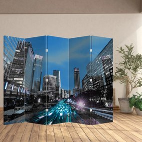 Paravan - Oraș nocturn (210x170 cm)