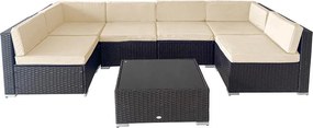 Set mobilier de grădină colțar Avenberg CASA