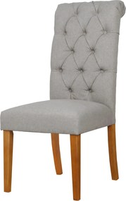 Set 2 scaune Liao stofa gri 50/73/108 cm