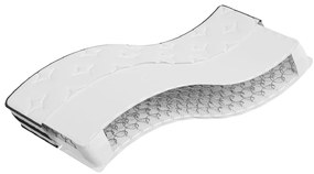 vidaXL Saltea cu arcuri bonnell Single Size, fermitate medie 90x190 cm