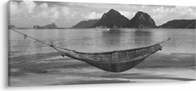 Tablou - Hamac pe plajă (120x50 cm)