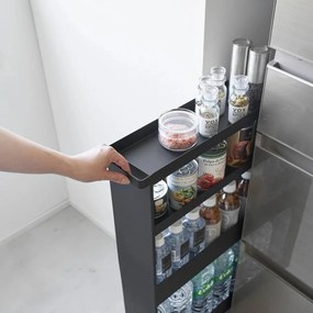 Etajeră de baie negru-mat din oțel 48x80,5 cm Tower – YAMAZAKI