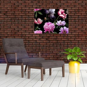 Tablou - Ilustrație de flori (70x50 cm)