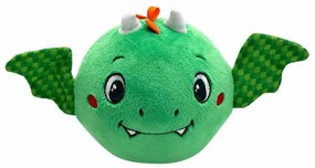 Animale Finley Figurină minge pluș dragon, zornăitoare bebeluș Clementoni