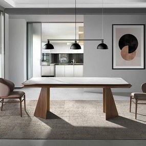 Masa dining design LUX Walnut 220x110cm