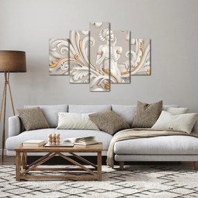 Tablou - Imagine a zeiței într-un fundal ornamental (150x105 cm)