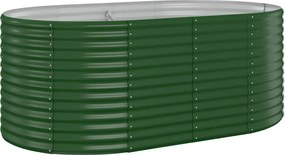 vidaXL Strat înălțat grădină 175x100x68 cm oțel galvanizat