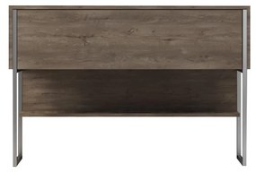 Măsuță consolă Luna 4 (Argintiu + Nuc) . 1102312