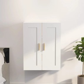Dulap de perete, alb, 69,5x32,5x90 cm, lemn prelucrat 1, Alb