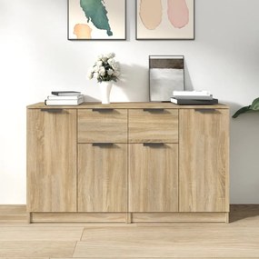 3115814 vidaXL Servante, 2 piese, stejar sonoma, 60x30x70 cm, lemn prelucrat