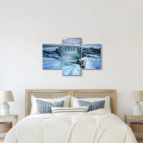 Tablou - Cascadele zeilor, Islanda (90x60 cm)