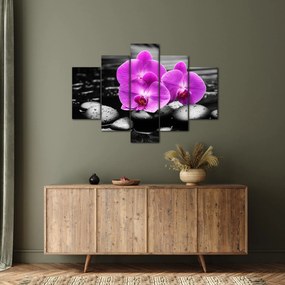 Tablou - Orhidee violet (150x105 cm)