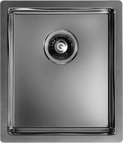 Chiuveta inox Alveus Quadrix 20 finisaj antracit 39x45 cm