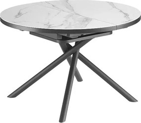 Masa ovala extensibila, Ceramica Alba, MIKADO 120-160cm A-46503 VC