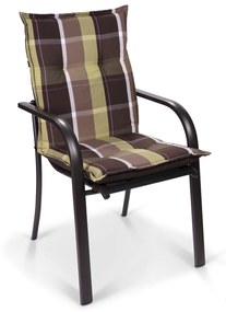 Prato, pernă tapițată, pernă pentru scaun, spătar mic, scaun de gradină, poliester, 50x100x8cm