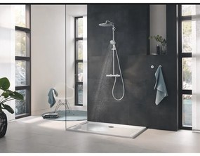 Coloana dus cu baterie si termostat Grohe Rainshower SmartActive 310, crom