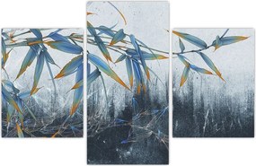 Tablou - Bambus pe perete (90x60 cm)