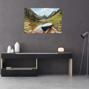 Tablou - Seealpsee, lac din Elveția (90x60 cm)