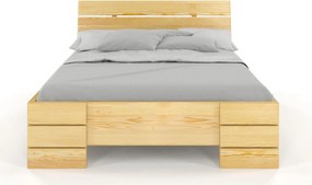 Pat lemn masiv Înalt TerraCraft Pin Personalizabil - 200x200cm