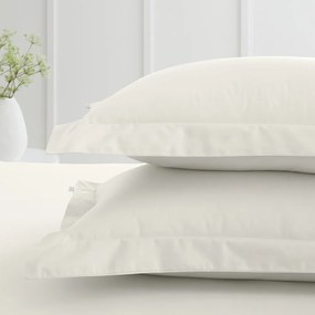 Fețe de pernă 2 buc. din bumbac percal 50x75 cm Cotton Percale – Bianca