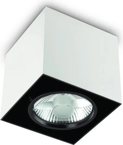 Plafoniera, Spot aplicat dim. 15x15cm, MOOD PL1 BIG SQUARE BIANCO 140933