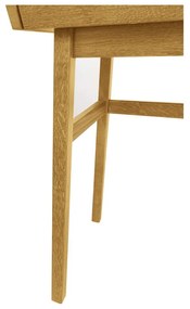 Birou de tip secretaire cu aspect de lemn de stejar 44x115 cm Carteret – Woodman