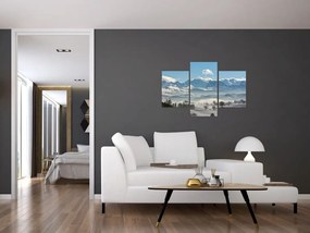 Tablou cu munții înzăpeziți (90x60 cm)