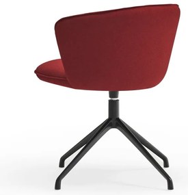 Set de scaune de sufragerie burgundy 2 buc. tapițat Add – Teulat